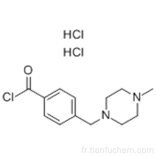 Chlorure de benzoyle, chlorhydrate de 4 - [(4-méthyl-1-pipérazinyl) méthyl] - (1: 2) CAS 106261-64-7